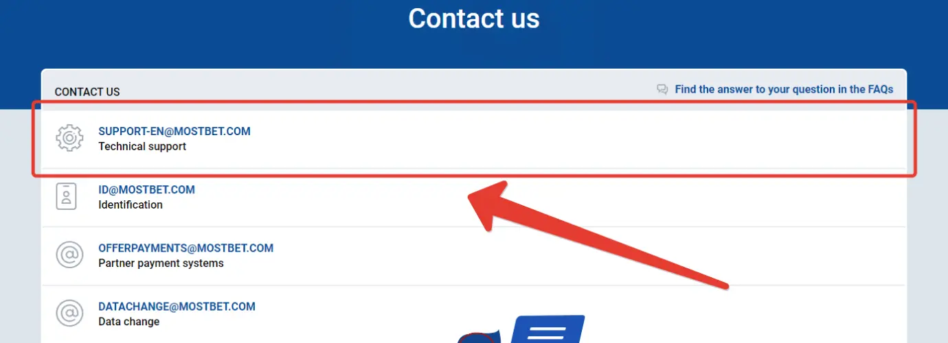 Mostbet Technical Support Email