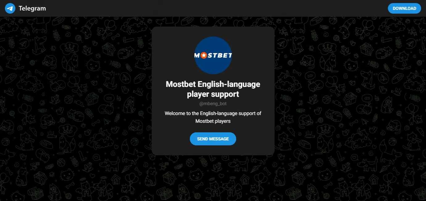 Mostbet Support Telegram